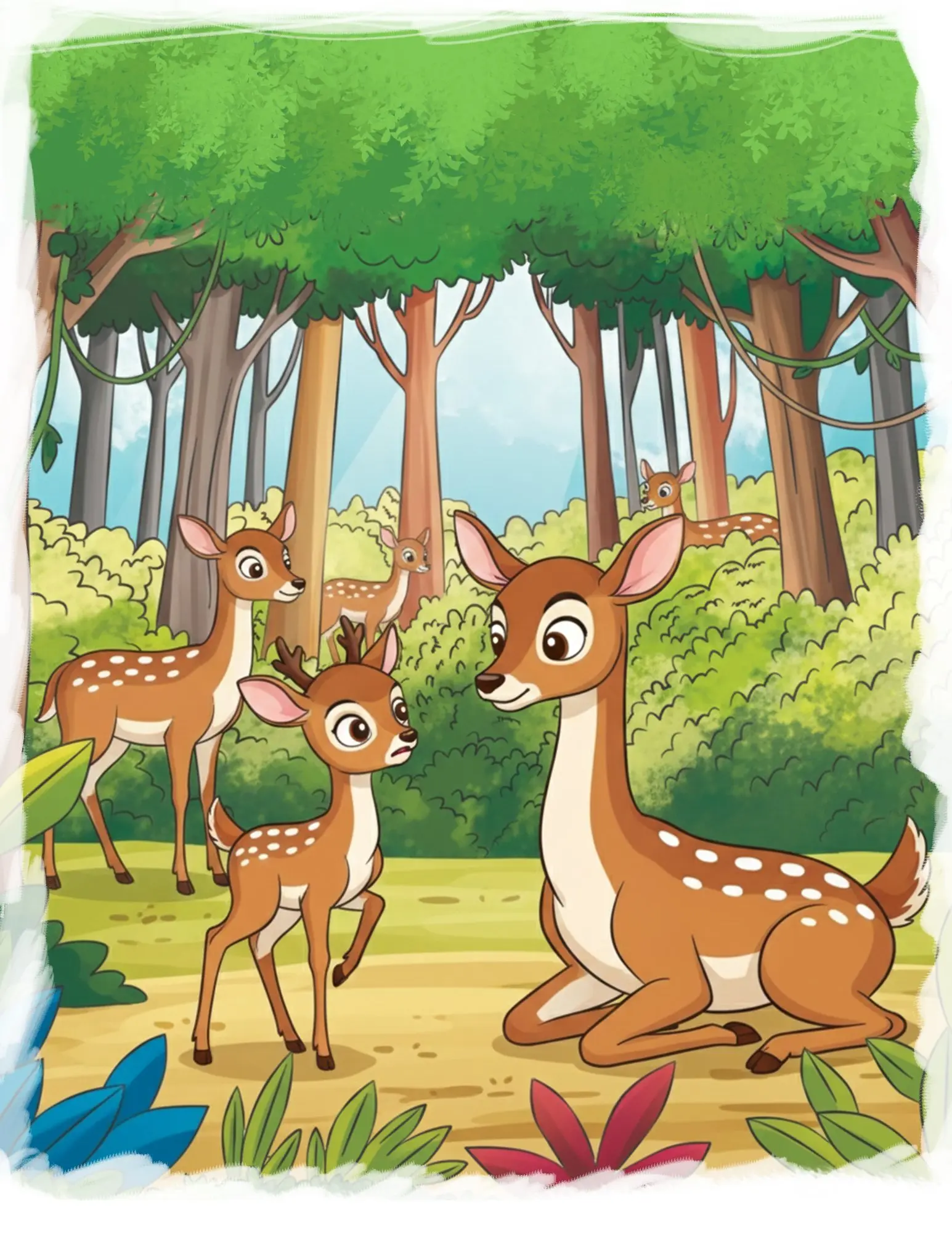 Deer in the Forest